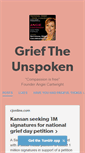 Mobile Screenshot of grieftheunspoken.tumblr.com