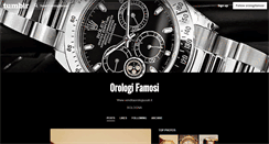 Desktop Screenshot of orologifamosi.tumblr.com