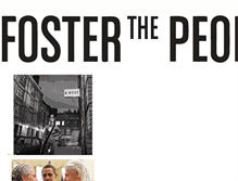 Tablet Screenshot of fosterthepeople.tumblr.com