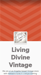 Mobile Screenshot of livingdivinevintage.tumblr.com