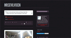 Desktop Screenshot of mrsevilvixen.tumblr.com