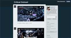 Desktop Screenshot of criticaloutcast.tumblr.com
