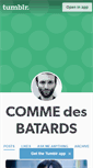 Mobile Screenshot of commedesbatards.tumblr.com