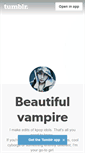 Mobile Screenshot of beautiful-as-vampire.tumblr.com