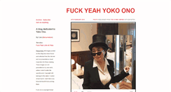 Desktop Screenshot of fuckyeahyokoono.tumblr.com