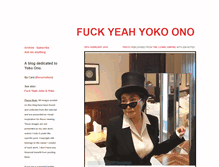 Tablet Screenshot of fuckyeahyokoono.tumblr.com