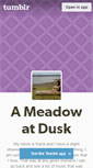 Mobile Screenshot of meadowatdusk.tumblr.com