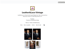 Tablet Screenshot of leatherlacevintage.tumblr.com