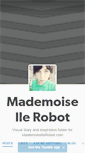 Mobile Screenshot of mademoisellerobot.tumblr.com