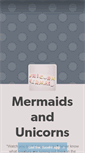 Mobile Screenshot of lovemermaidsandunicorns.tumblr.com