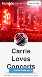 Mobile Screenshot of carrielovesconcerts.tumblr.com