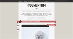 Desktop Screenshot of d3menth14.tumblr.com