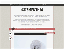 Tablet Screenshot of d3menth14.tumblr.com