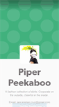 Mobile Screenshot of piper-peekaboo.tumblr.com