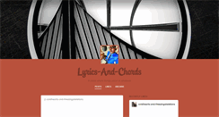 Desktop Screenshot of lyrics-and-chords.tumblr.com