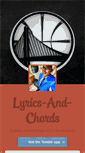 Mobile Screenshot of lyrics-and-chords.tumblr.com