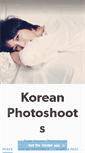 Mobile Screenshot of koreanphotoshoots.tumblr.com