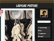 Tablet Screenshot of ladylikeposture.tumblr.com