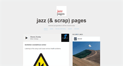 Desktop Screenshot of jazzpages.tumblr.com