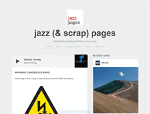 Tablet Screenshot of jazzpages.tumblr.com