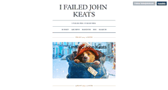 Desktop Screenshot of ifailedjohnkeats.tumblr.com