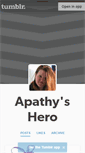 Mobile Screenshot of apathyshero.tumblr.com