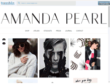 Tablet Screenshot of amandapearly.tumblr.com