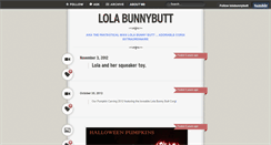 Desktop Screenshot of lolabunnybutt.tumblr.com