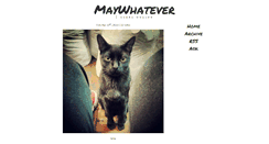 Desktop Screenshot of maywhatever.tumblr.com