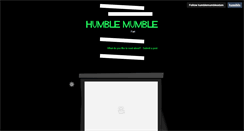 Desktop Screenshot of humblemumbleadam.tumblr.com