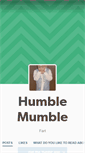 Mobile Screenshot of humblemumbleadam.tumblr.com