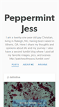 Mobile Screenshot of peppermintjess.tumblr.com