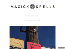 Tablet Screenshot of magickspells.tumblr.com