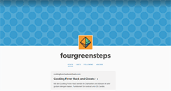 Desktop Screenshot of fourgreensteps.tumblr.com