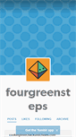 Mobile Screenshot of fourgreensteps.tumblr.com