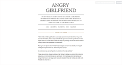 Desktop Screenshot of angrygirlfrienddiaries.tumblr.com