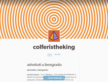 Tablet Screenshot of colferistheking.tumblr.com