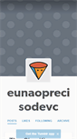 Mobile Screenshot of eunaoprecisodevc.tumblr.com