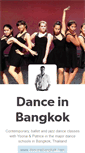 Mobile Screenshot of danceinbangkok.tumblr.com