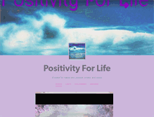Tablet Screenshot of positivityforlife.tumblr.com