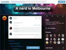 Tablet Screenshot of anerdinmelbourne.tumblr.com