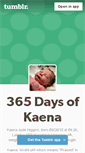 Mobile Screenshot of 365daysofkaena.tumblr.com