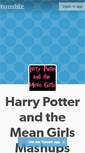 Mobile Screenshot of hpmgmashedup.tumblr.com