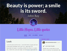 Tablet Screenshot of littlereminders.tumblr.com