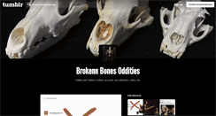 Desktop Screenshot of brokennbones.tumblr.com