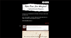 Desktop Screenshot of notesfromjacewayland.tumblr.com
