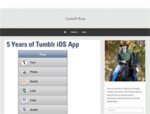 Tablet Screenshot of garrettross.tumblr.com