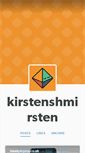 Mobile Screenshot of kirstenshmirsten.tumblr.com