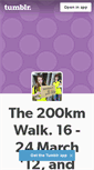 Mobile Screenshot of 200kmwalk.tumblr.com