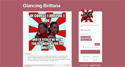 Desktop Screenshot of glancingbrittana.tumblr.com
